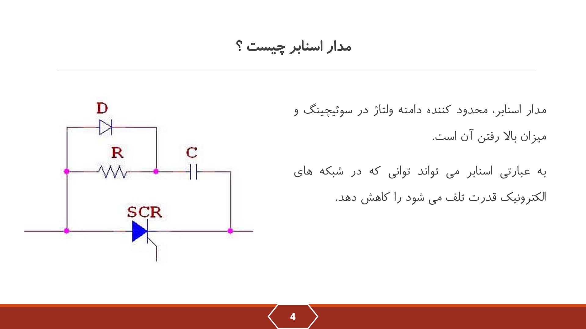 پاورپوینت در مورد مدار اسنابر